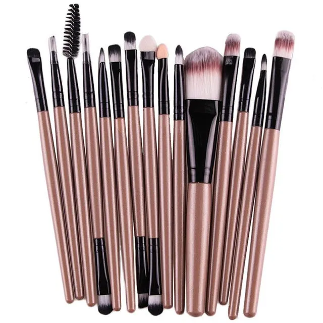 15pcs/Set Eye Shadow Foundation Brush
