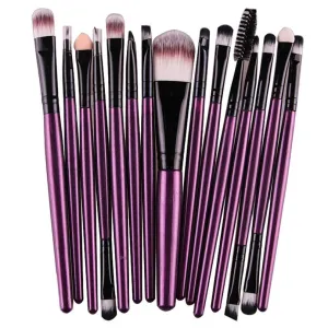 15pcs/Set Eye Shadow Foundation Brush