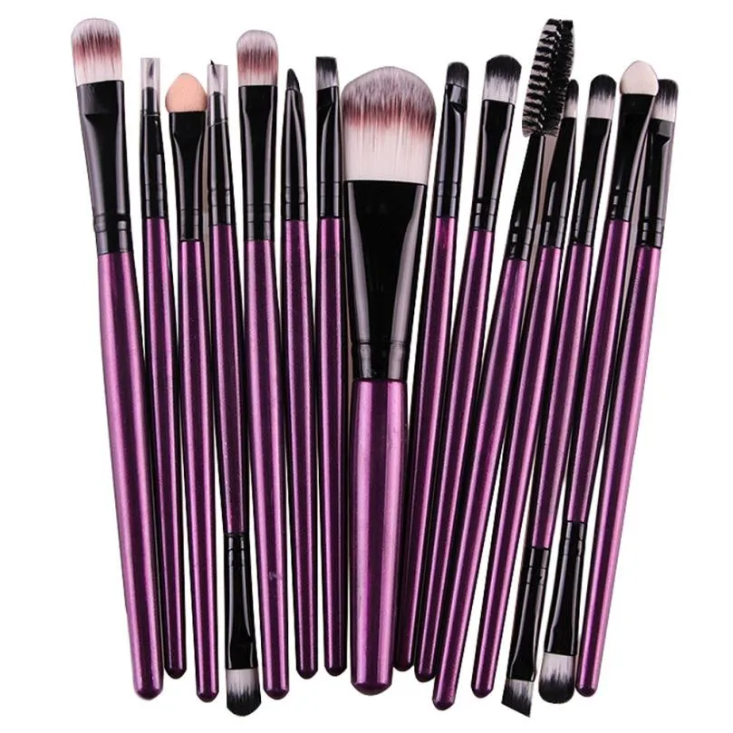 15pcs/Set Eye Shadow Foundation Brush