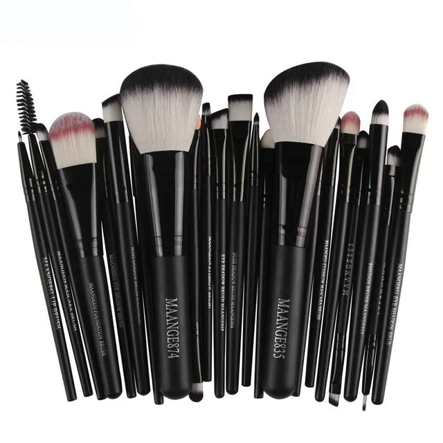 22pcs Professional Cosmetic Makeup Brushes Set