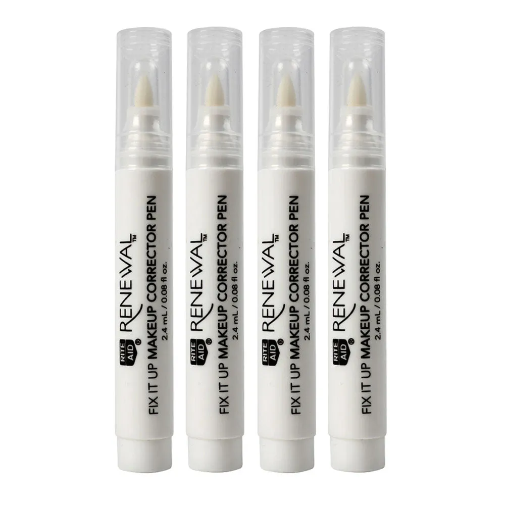 4 Pc Makeup Corrector Pen Eraser Remover Fix Eyeliner Smudges Beauty Cosmetics