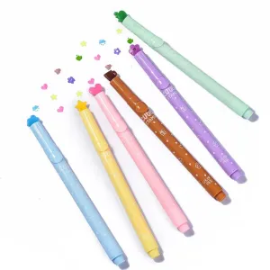 6 Pieces Candy Colour Highlighters Set Creative Fluorescent Pens