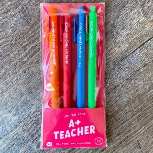 A  Teacher Set of 4 Jotter Pens