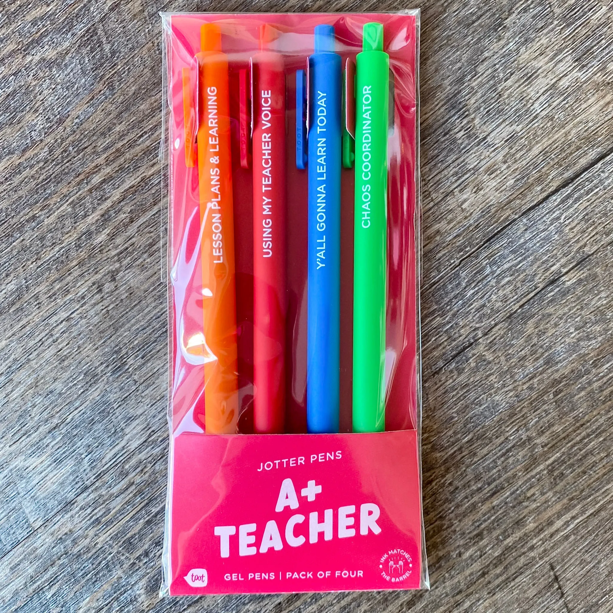 A  Teacher Set of 4 Jotter Pens