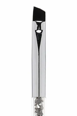 Bebella Cosmetics Angled Liner Bling Brush - Gunmetal