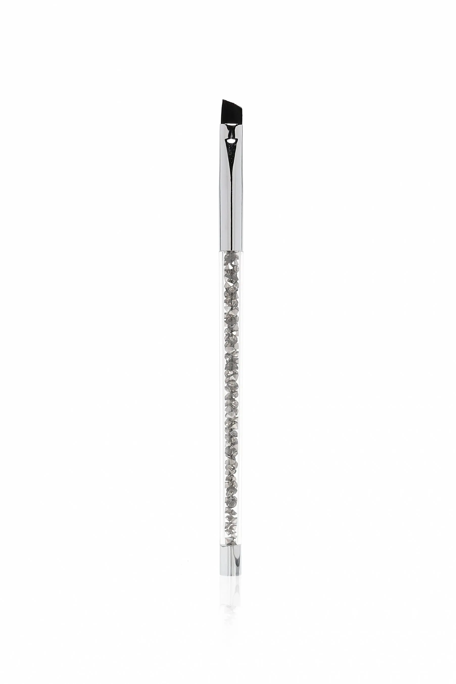 Bebella Cosmetics Angled Liner Bling Brush - Gunmetal