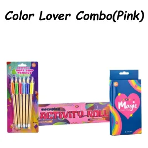 Color Lover Combo (Pink) | Pack of Super 3 Goodies | Joy Gift Box | Best Color Bundle | Boredom Buster Deal