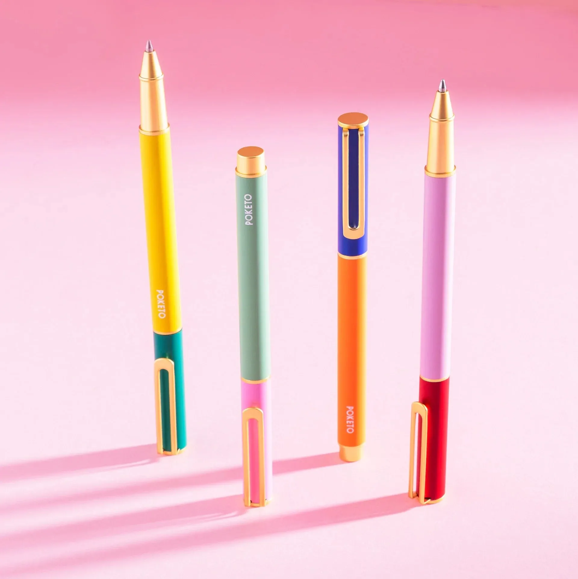 Colorblock Cap Pen Set