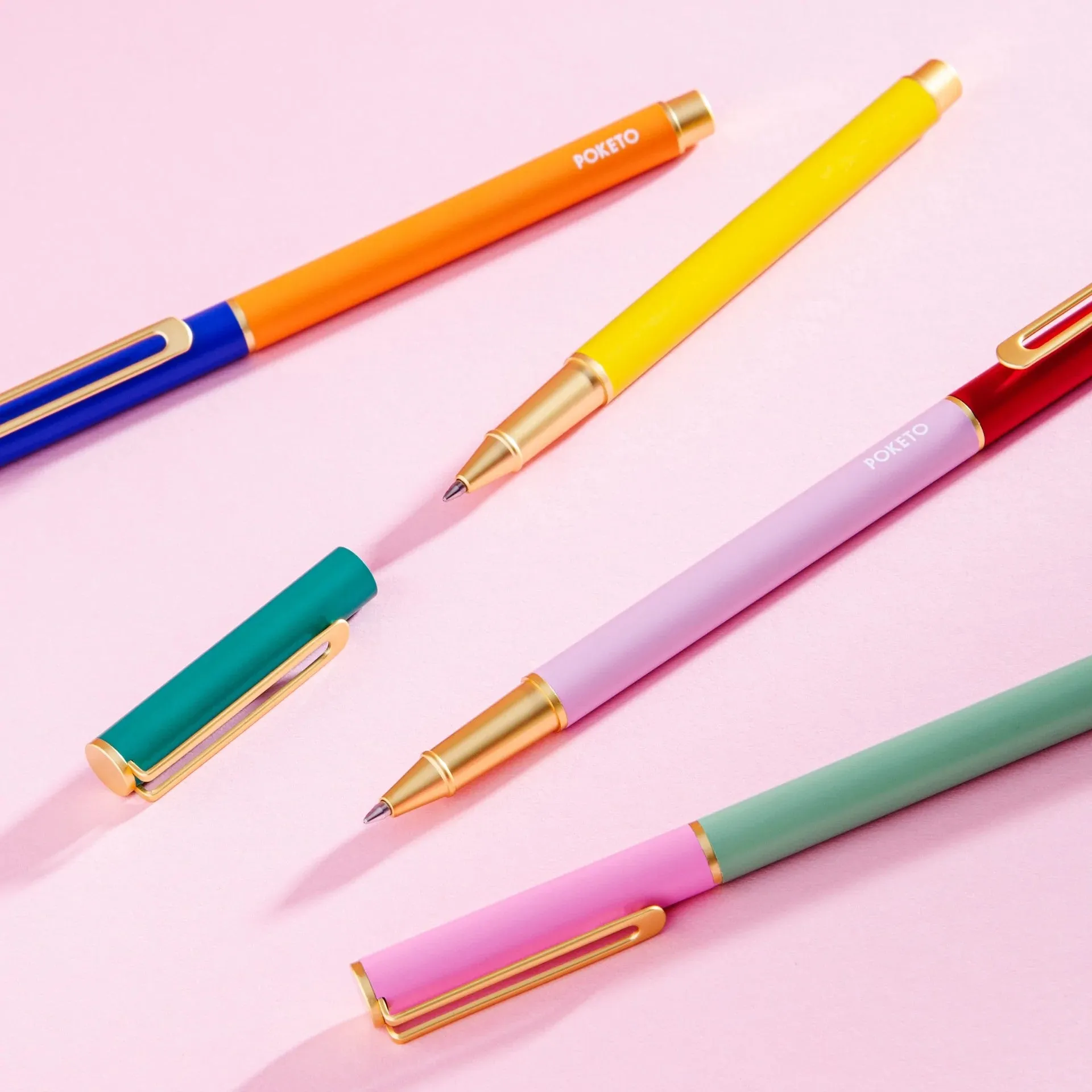 Colorblock Cap Pen Set