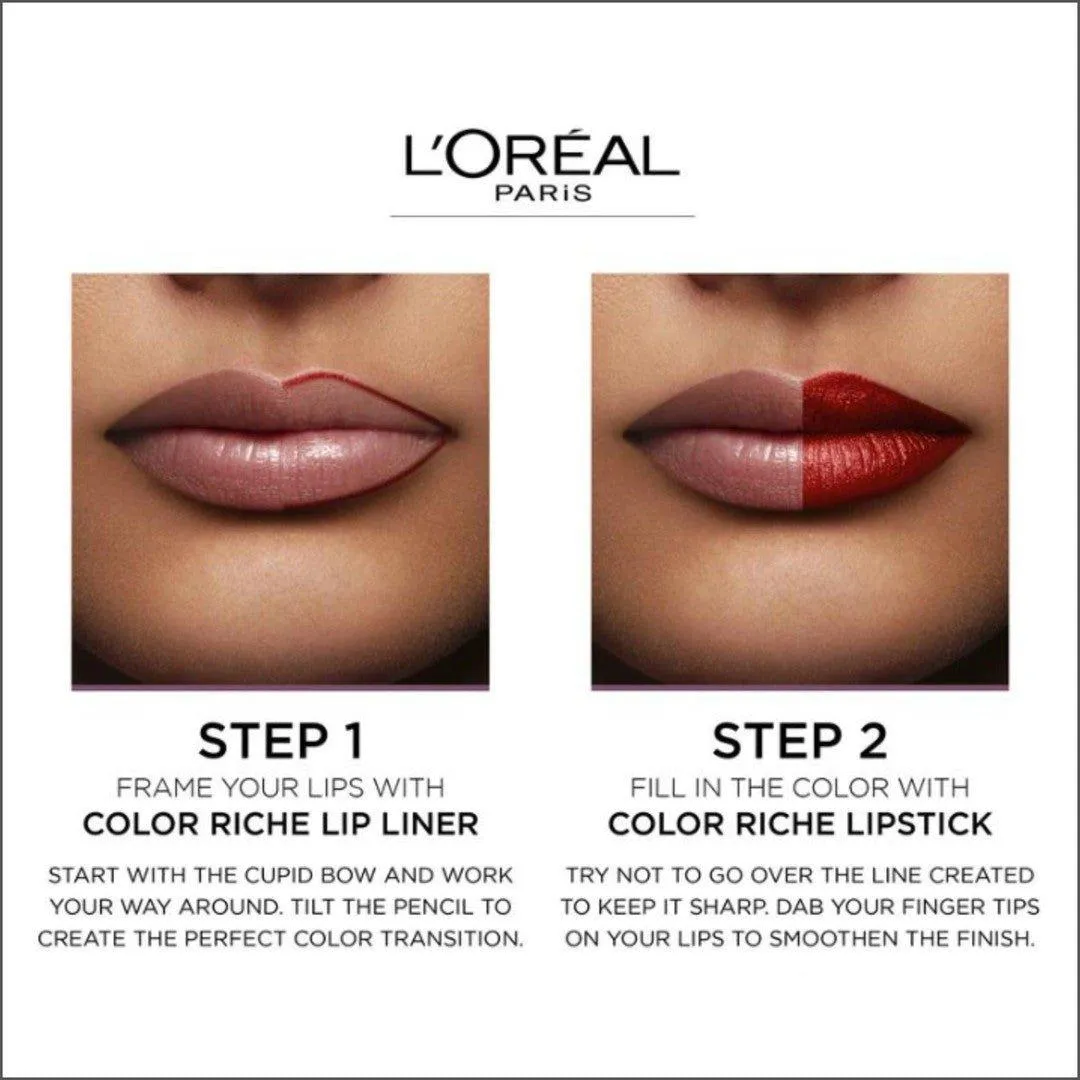 L'Oral Paris Color Riche Lip Liner 374 Intense Plum