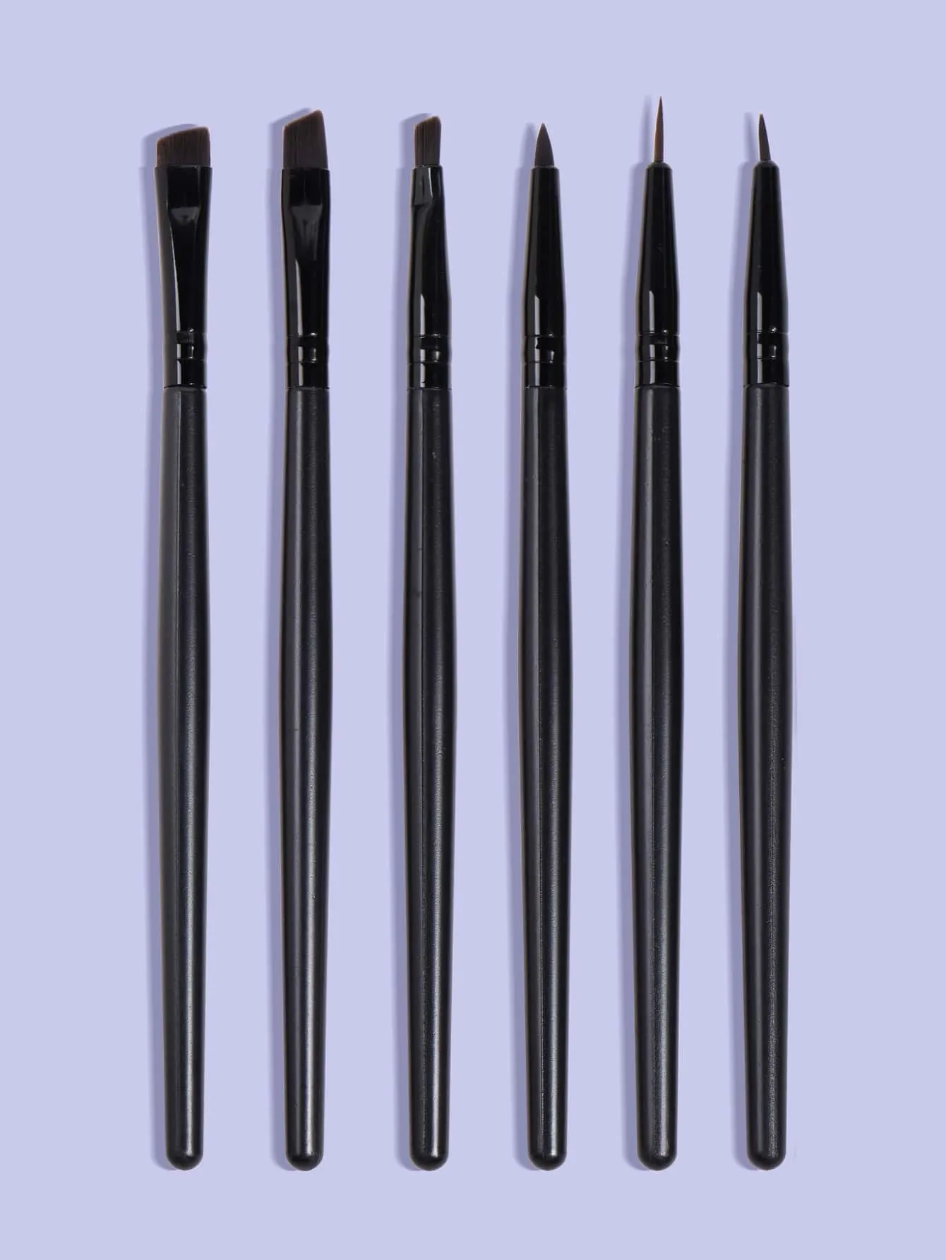 MAANGE 6pcs Professional Facial Brush Set,Eyeliner Brush,Eyebrow Brush,Detail Brush,Lip Brush,Makeup Tools With Soft Fiber For Easy Carrying,Brush For Travel