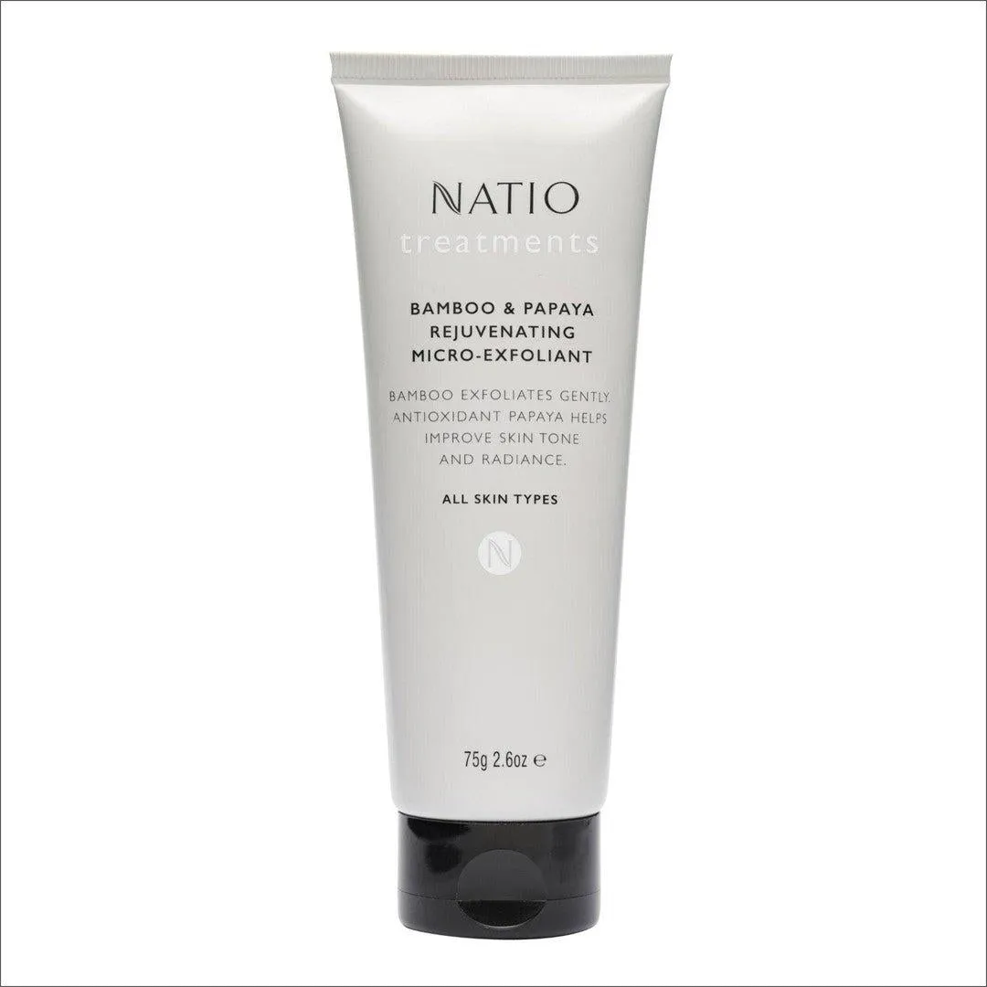 Natio Treatments Bamboo & Papaya Rejuvenating Micro-Exfoliant 75g