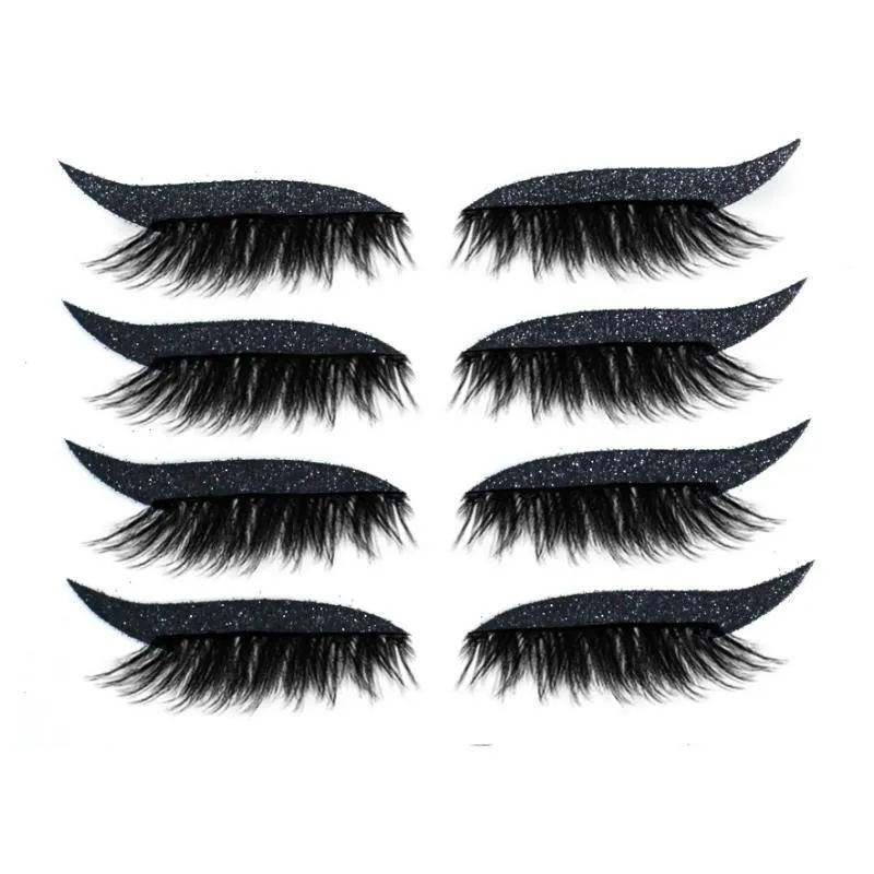 Reusable eyeliner and eyelash glue in one piece