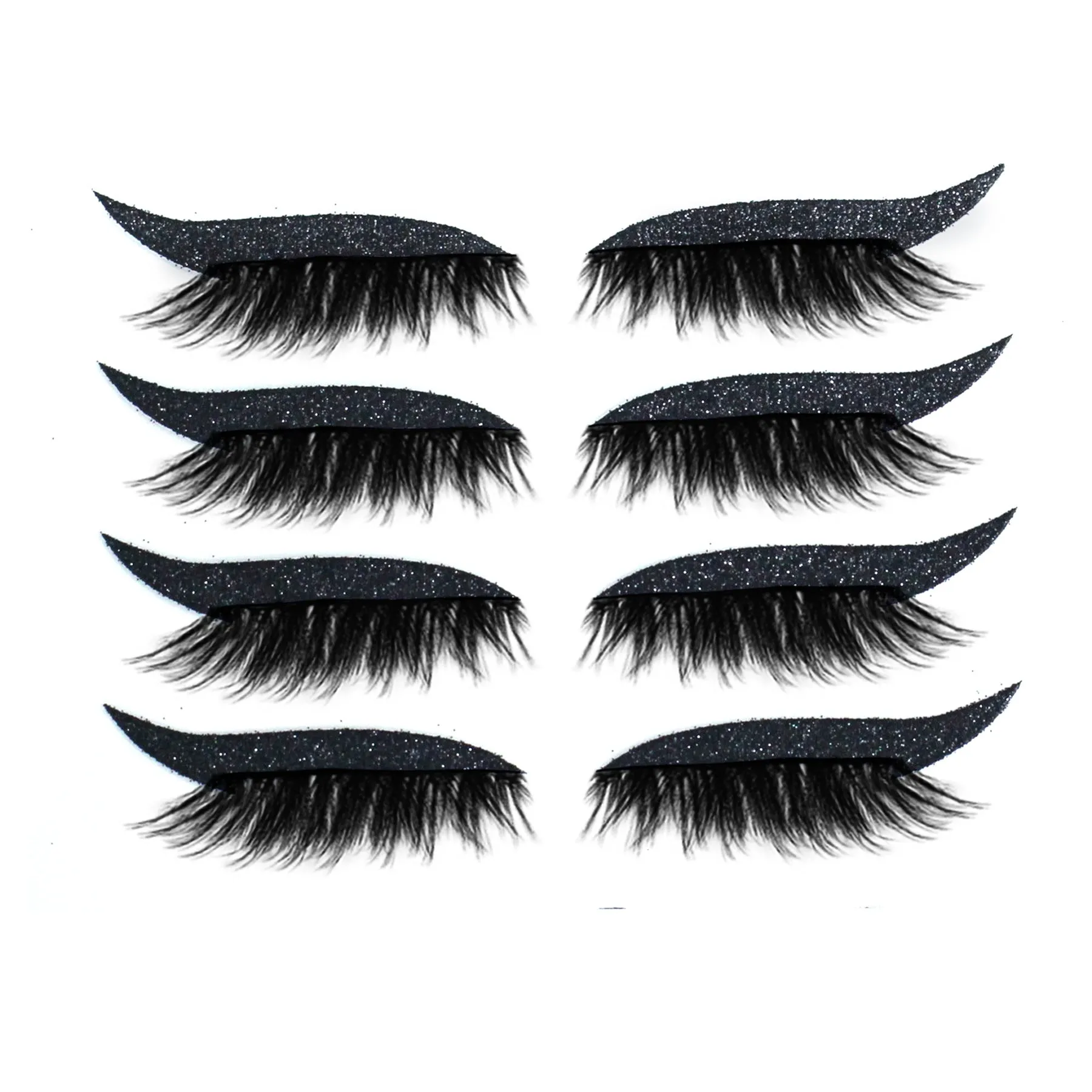 Reusable eyeliner and eyelash glue in one piece