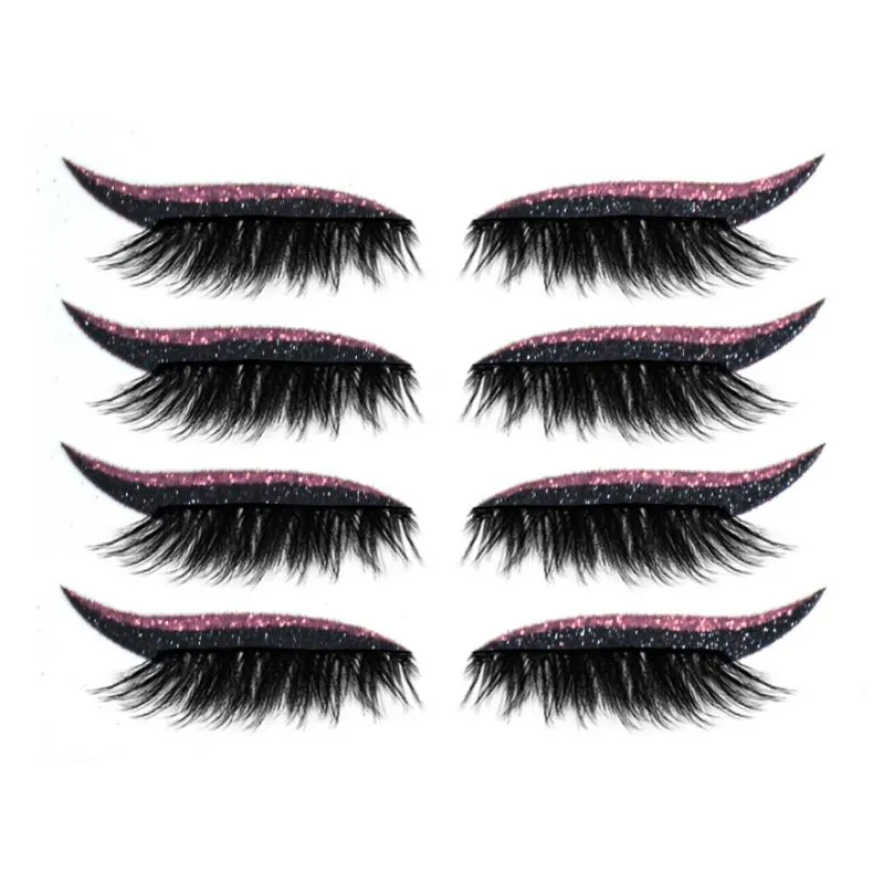 Reusable eyeliner and eyelash glue in one piece