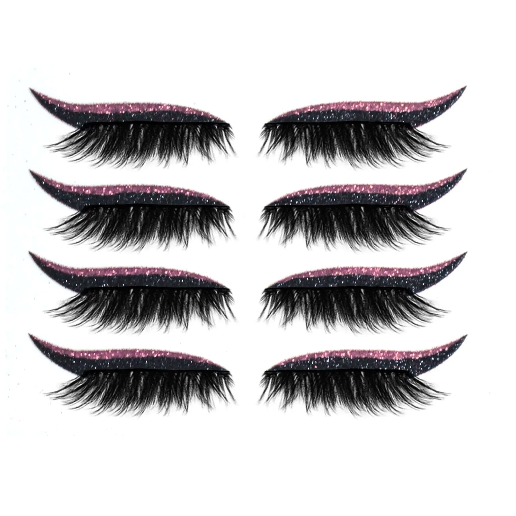 Reusable eyeliner and eyelash glue in one piece