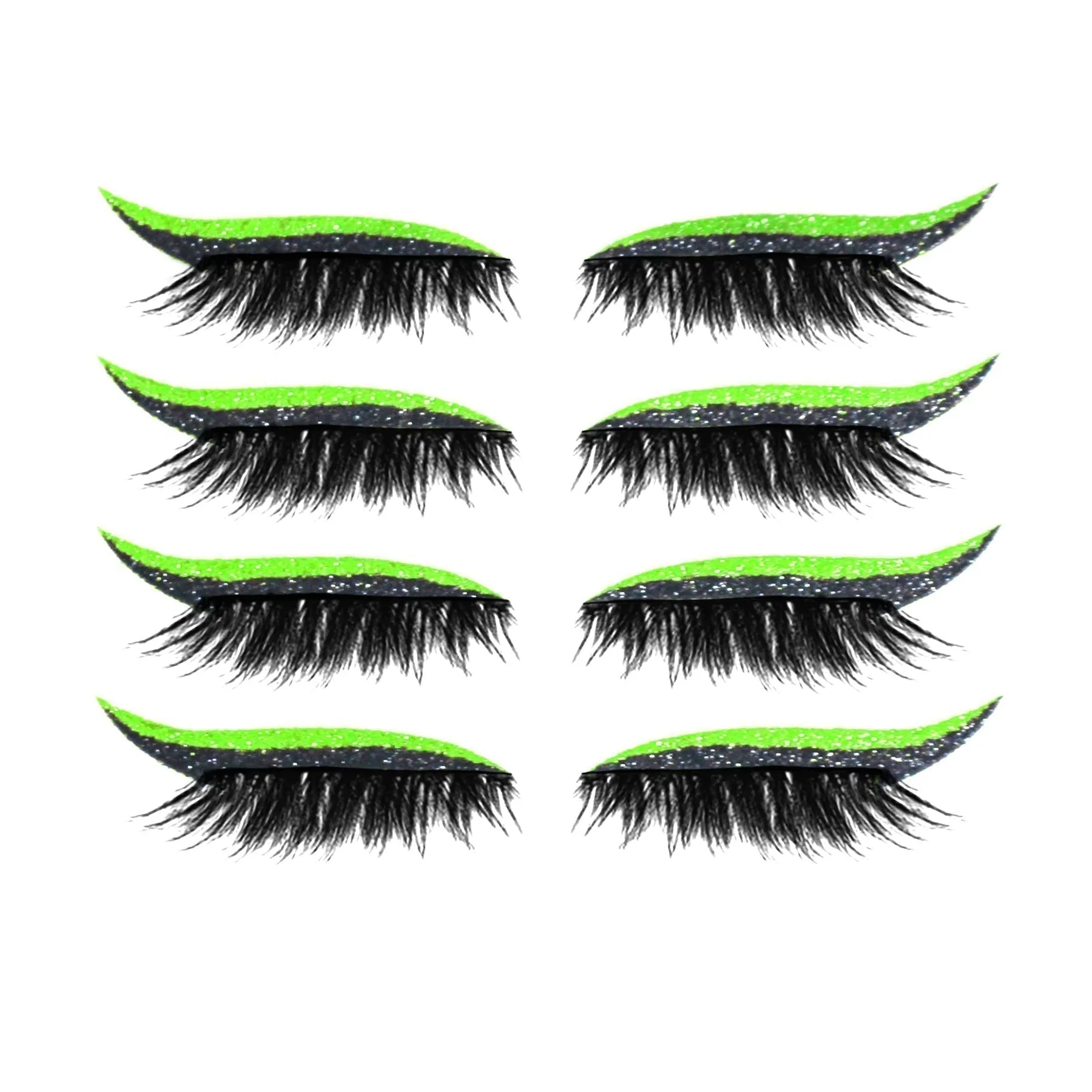 Reusable eyeliner and eyelash glue in one piece