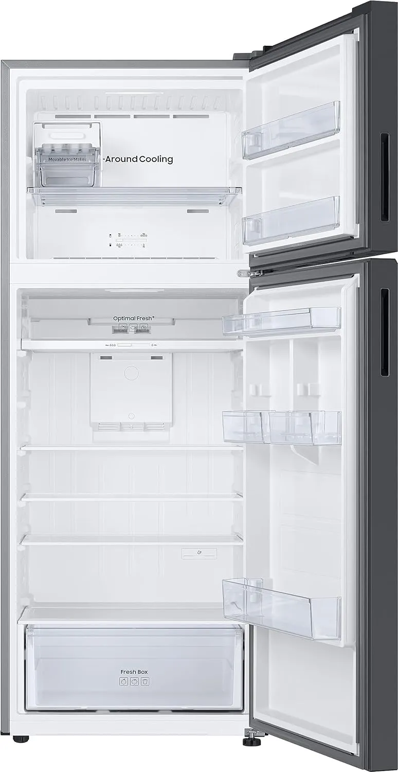 Samsung RT51CB662A22TL 465 L, Bespoke Optimal Fresh , Digital Inverter, Frost Free Double Door WiFi Embedded Refrigerator ( Clean Black Glass)