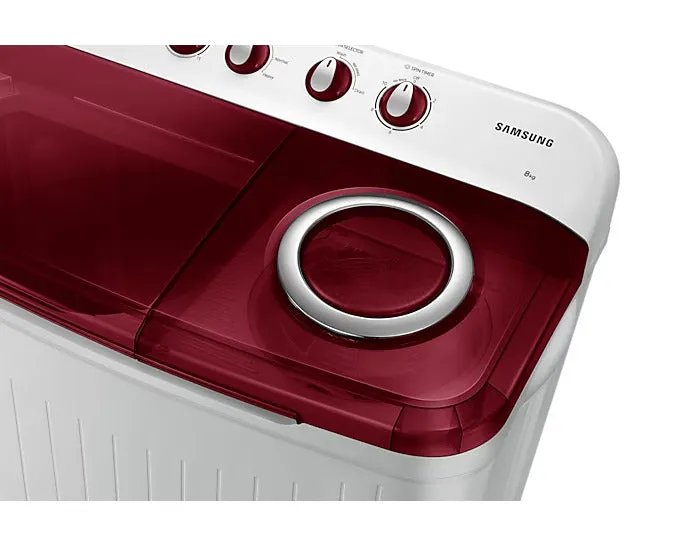 Samsung WT80C4000RR 8.0 kg Semi Automatic Washing Machine with Hexa Storm Pulsator