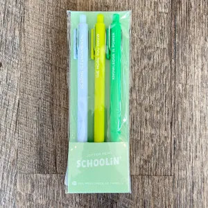 Schoolin' Jotter Pens Set of 3