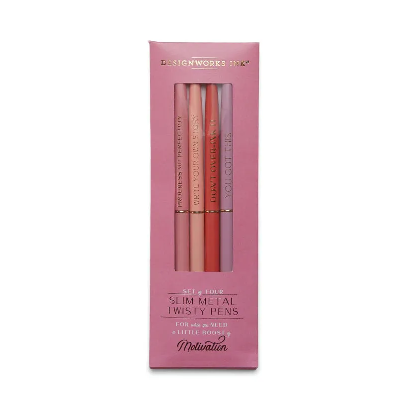 Slim Metal Twisty Pens