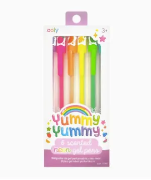 Yummy Yummy Scented Gel Pens - Neon (Set of 6)